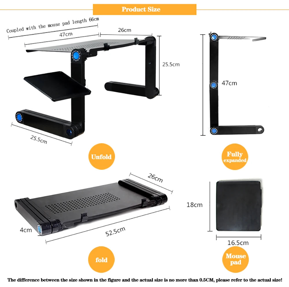 Adjustable Laptop Desk Stand Portable