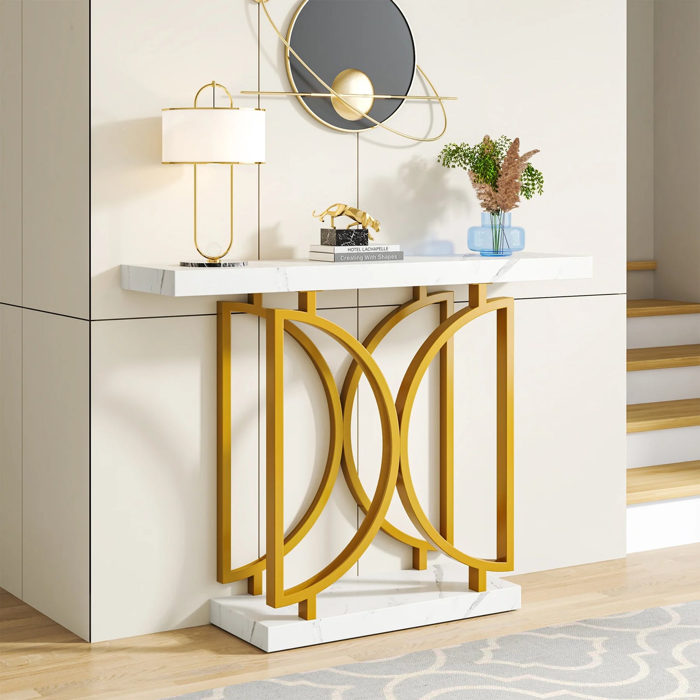 Tribesigns Gold Console Table