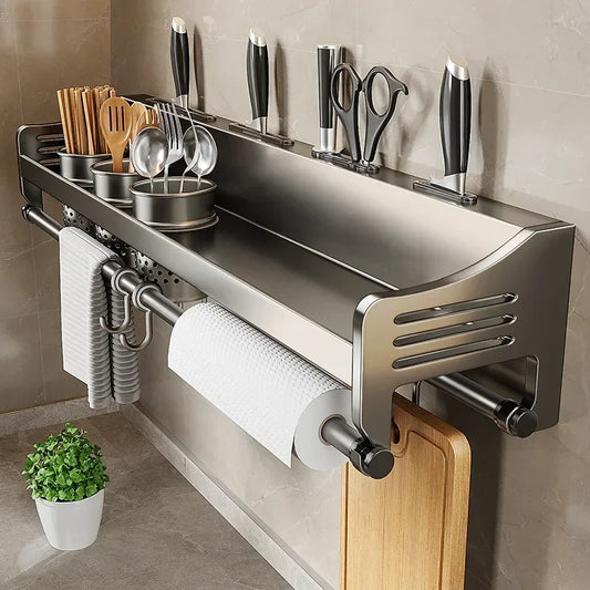 Wall-mounted Kitchen Organizer Shelf