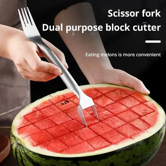 2In1 Watermelon Fork Slicer