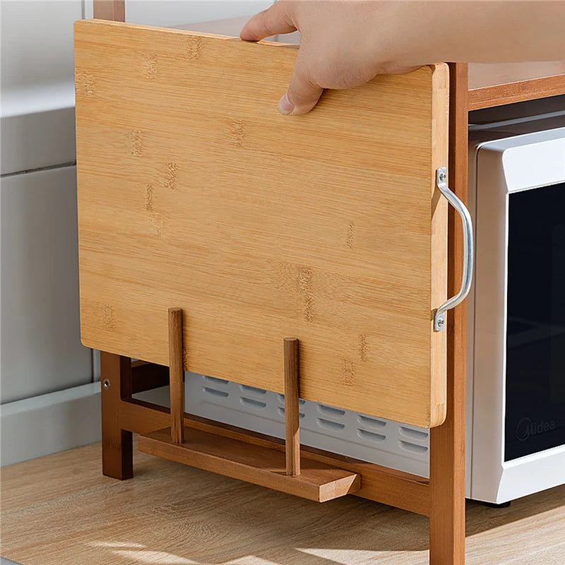 Kitchen Microwave Oven Storage