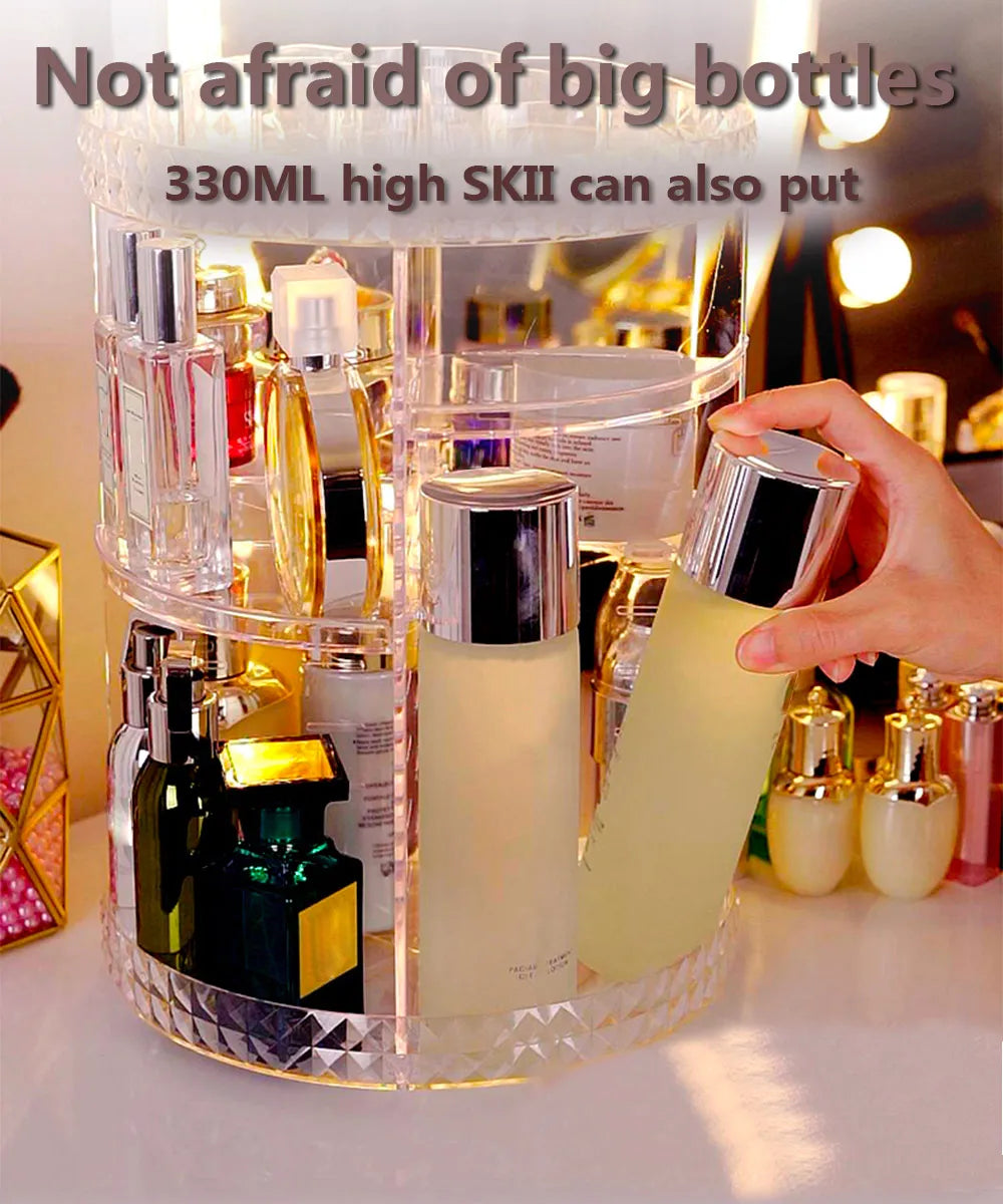 360 Degree Rotation Make Up Organizer