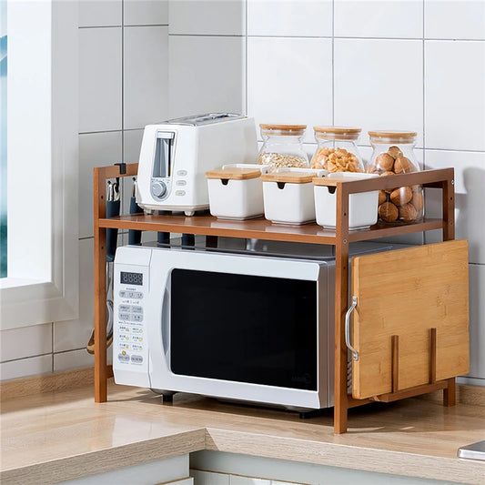 Kitchen Microwave Oven Storage